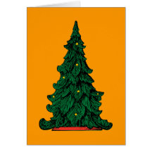 Arbre de Noël Carte De Vœux