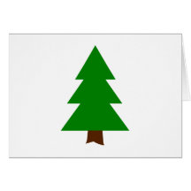 Arbre de sapin carte
