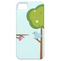Arbre et oiseaux coques iPhone 5