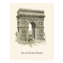 Arc de Triumphe, Paris, Etoile Carte Postale