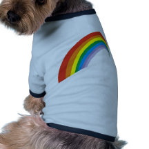 Arc-en-ciel Tee-shirts Pour Animaux Domestiques