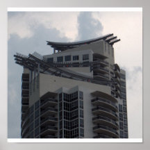 Architecture C #4 de Miami Affiches