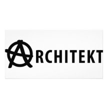 Architekt Ikone Individuelle Foto Karten