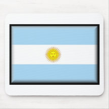 Argentina Flag Mouse Pads