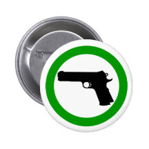 Armes à feu permises le bouton de zone badges avec agrafe