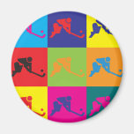 Art de bruit d'hockey de champ magnets pour réfrigérateur