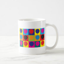Art de bruit montant en ballon mug à café