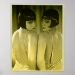 art de bruit vintage de filles d'aileron des année poster