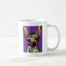 Art de chiwawa tasses à café