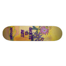 Art de patinage de planche à roulettes
