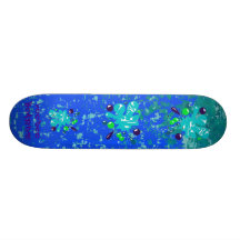 Art de vaudou plateaux de skateboards customisés