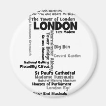 Art "Londres " des textes Aimants