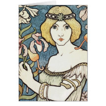 Art Nouveau "cents de DES de salon " Cartes De Vœux