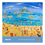 Art Poster: Eskimo Kids at St Michael's Mount poster