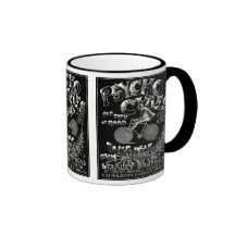 Art vintage de bicyclette : Cycles psychopathes Tasse À Café