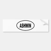 ASHWIN AUTOCOLLANTS POUR VOITURE