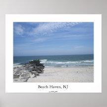 Asile de plage, NJ Posters