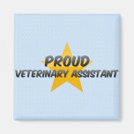 Assistant vétérinaire fier magnets pour réfrigérateur
