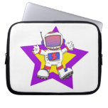 astronaute drôle housses pour ordinateur portable