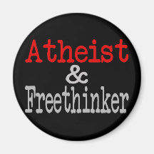 Athée et libre penseur magnets pour réfrigérateur