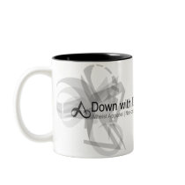 Atheistisches Kleid - unten mit Darwin-Becher