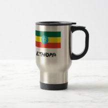 Äthiopien-Flagge Kaffee Tassen