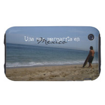 Attente de la prochaine vague ; Souvenir du Mexiqu Coque iPhone 3 Tough