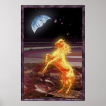 Attraction lunaire (d'édition étrange) posters