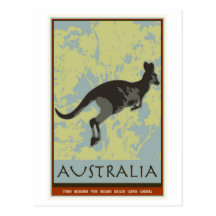 Australien Postkarte