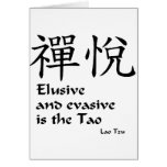 Ausweichende Zen-Freude - ist der Tao Grußkarten