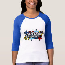 Autismus-Bewusstseins-Puzzlespiel-Stücke Tshirts