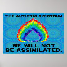 Autistisches Spektrum:  Keine Assimilation Posterdruck
