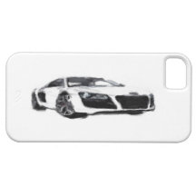 Auto-handgemalter Kunst-Bürste iPhone 5 des Sport- iPhone 5 Cover