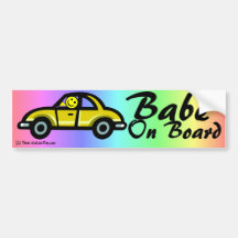 Autoaufkleber des Babys an Bord