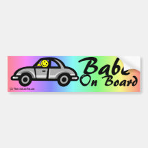 Autoaufkleber des Babys an Bord