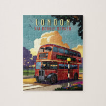 Autobus à  impériale de Londres Puzzle