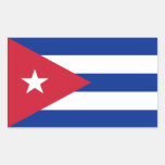 Autocollant de drapeau du Cuba