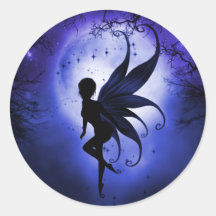 Autocollant de fée d'indigo