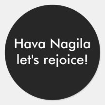 Autocollant de Hava Nagila