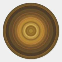 Autocollant de kaléidoscope de café