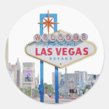 Autocollant de signe de Las Vegas