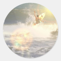 Autocollant de surfer de Jaco