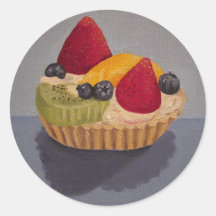 Autocollant de tarte de fruit