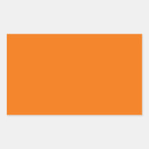 Autocollant orange de rectangle