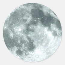Autocollants d'astronomie de "PLEINE LUNE"