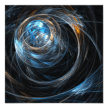 Autour de la copie de photo d'art abstrait du mond