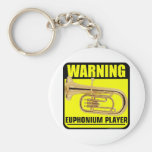 Avertissement ! Joueur d'euphonium Porte-clefs