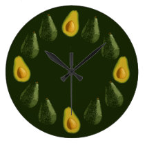 Avocados wanduhren
