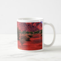 Ayers Felsen, Uluru Nationalpark, Australien-Wüste Kaffee Haferl