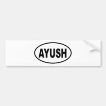 AYUSH AUTOCOLLANTS POUR VOITURE
